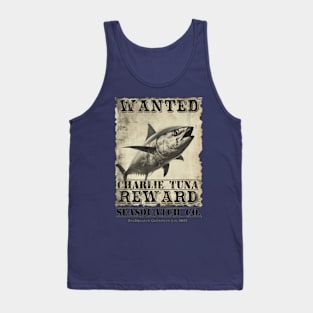 Charlie Tuna Wanted Poster Tank Top